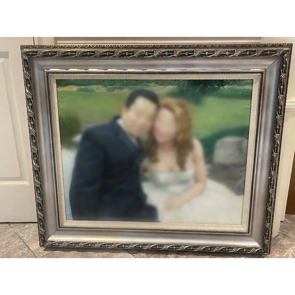 Greece Oil Painting Wooden Picture Frame 30x40
